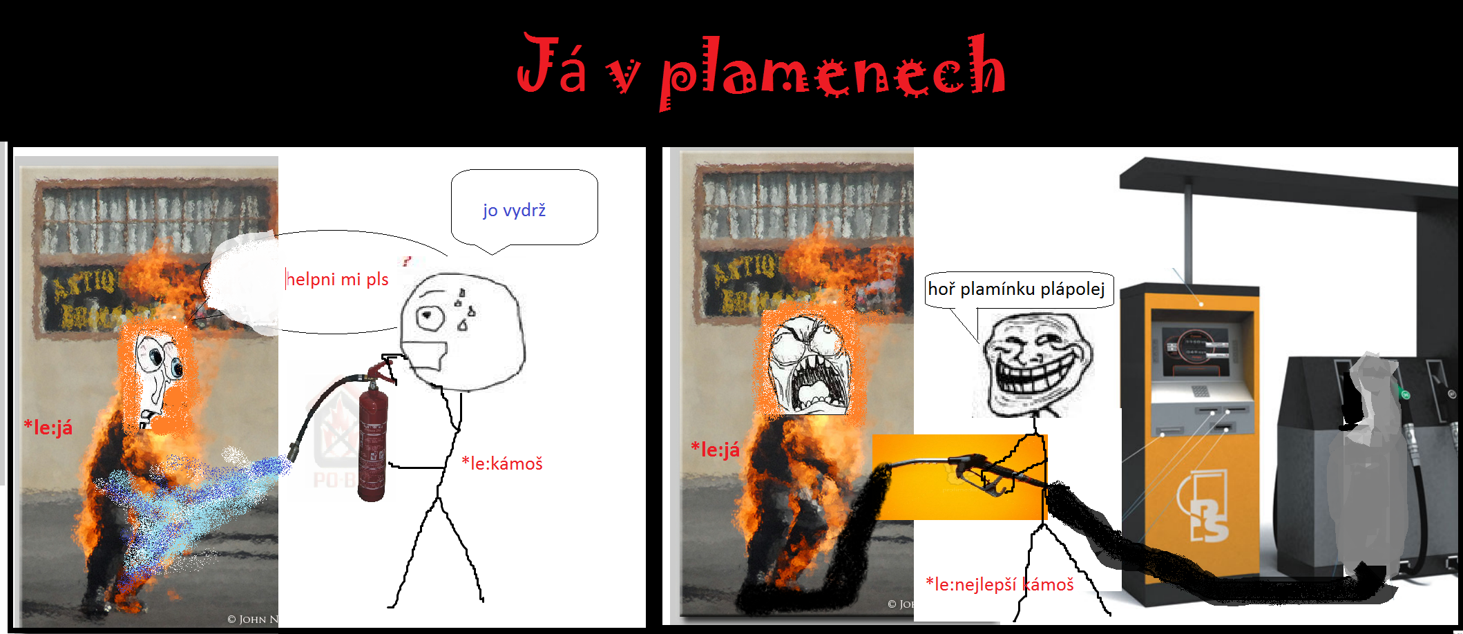 ja v plamenech