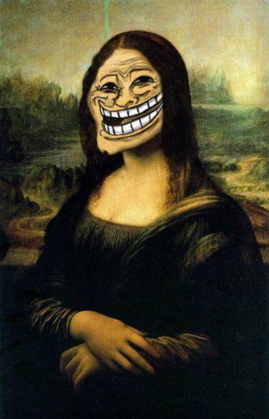 mona lisa troll