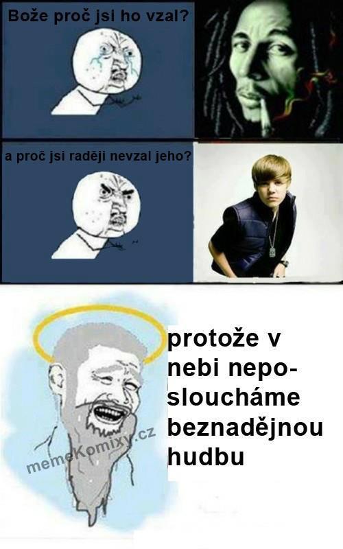 protože v nebi