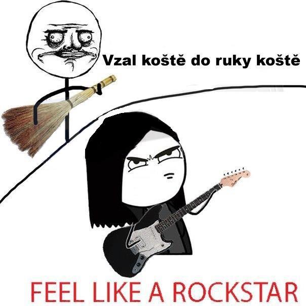 vzal koste do ruky